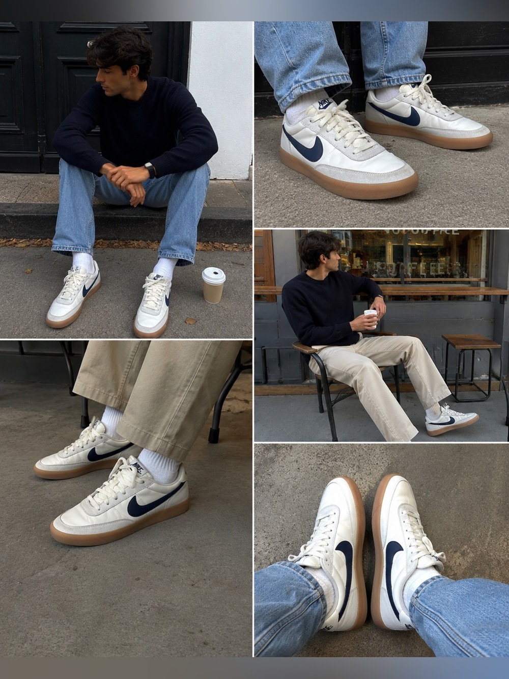 Nike Killshot 2 Leather Sail Navy Gum Sneakers Men’s 10